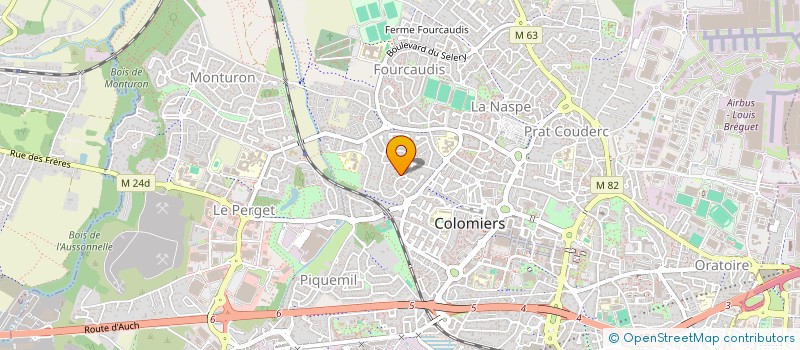localisation de l'entreprise ATRIA SOLUTIONS à COLOMIERS