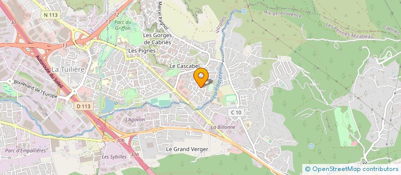 localisation de l'entreprise ATRIAH  VITROLLES