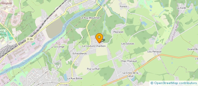 localisation de l'entreprise ATRIALIM à PANAZOL