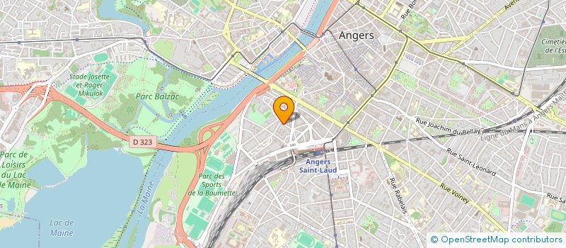 localisation de l'entreprise ATRIDD à ANGERS