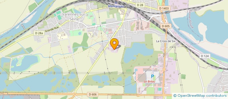localisation de l'entreprise ATRIER & DESIGN77 à VARENNES-SUR-SEINE