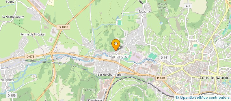localisation de l'entreprise ATRIER FUMISTERIE FVS à MONTMOROT