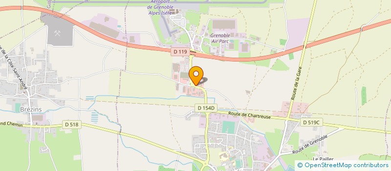 localisation de l'entreprise ATRIHOME à SAINT-ETIENNE-DE-SAINT-GEOIRS