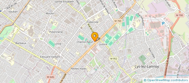 localisation de l'entreprise ATRIIMMO à LA MADELEINE