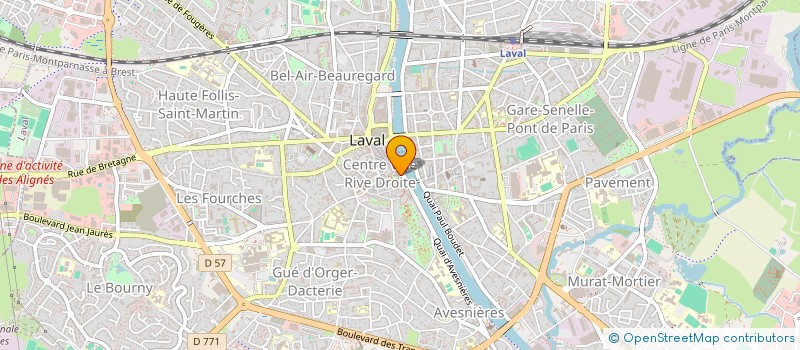 localisation de l'entreprise ATRIM à LAVAL