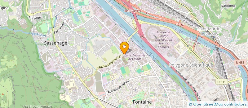 localisation de l'entreprise ATRIO  FONTAINE