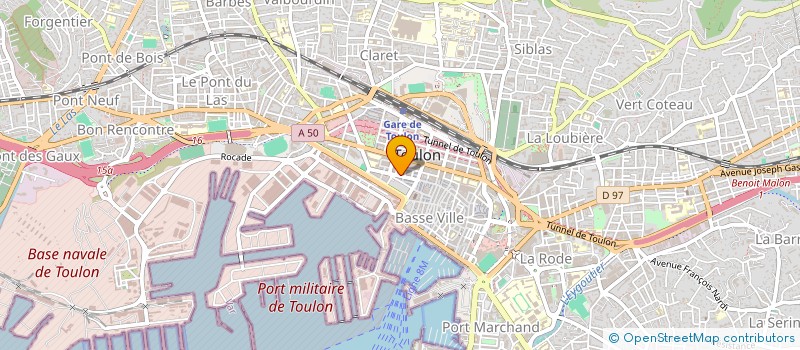 localisation de l'entreprise ATRIO à TOULON