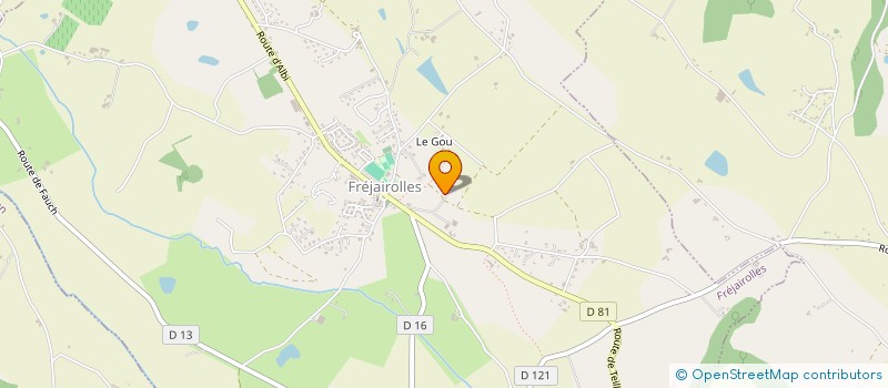 localisation de l'entreprise ATRIQARE  FREJAIROLLES