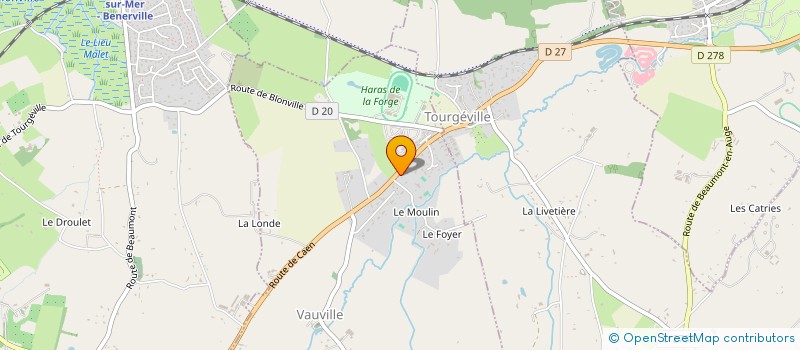 localisation de l'entreprise ATRIUM  TOURGEVILLE