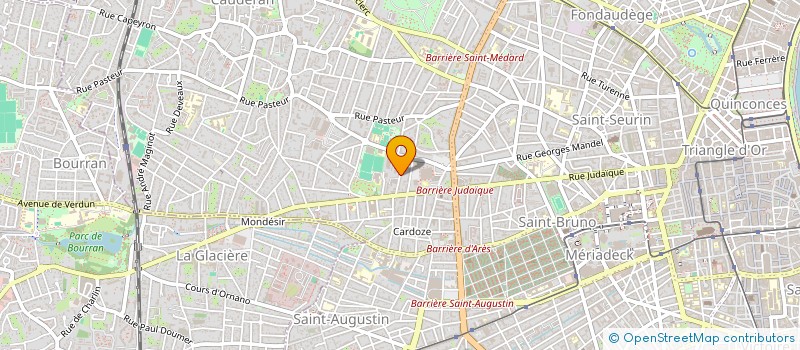 localisation de l'entreprise ATRIUM à BORDEAUX