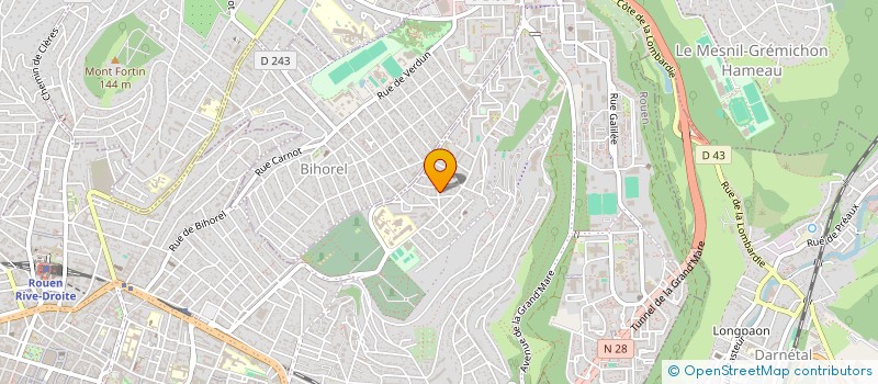 localisation de l'entreprise ATRIUM à ROUEN