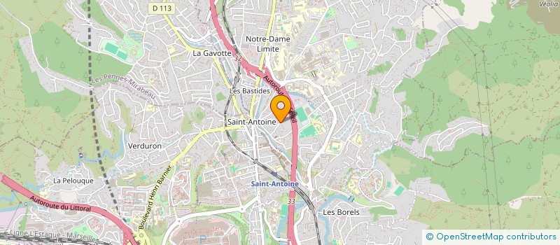 localisation de l'entreprise ATRIUM DEVELOPPEMENT à MARSEILLE 15EME
