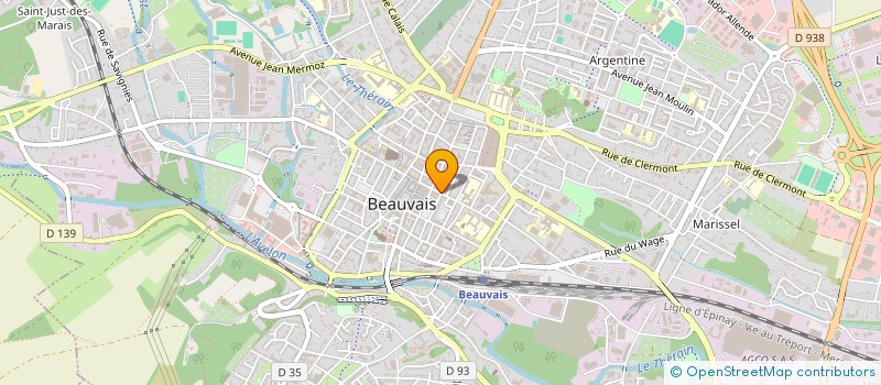 localisation de l'entreprise ATRIUM IMMOBILIER  BEAUVAIS