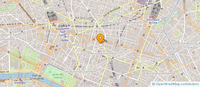 localisation de l'entreprise ATRIUM INTERIM à PARIS