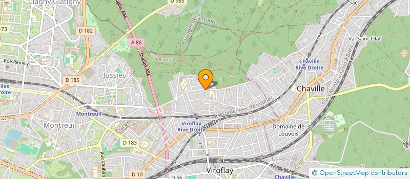 localisation de l'entreprise ATRIUM INVESTMENT  VIROFLAY