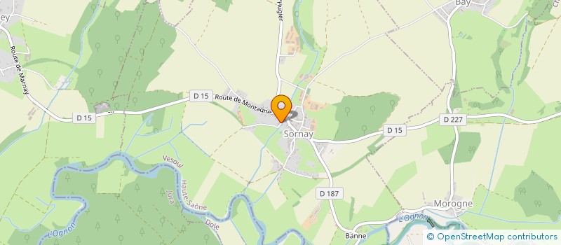 localisation de l'entreprise ATRIUM MAITRISE D'OEUVRE SARL  SORNAY