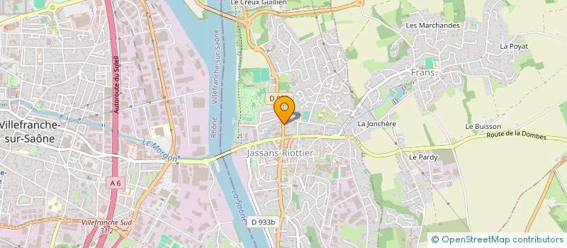 localisation de l'entreprise ATRIUM NOTAIRES  JASSANS-RIOTTIER