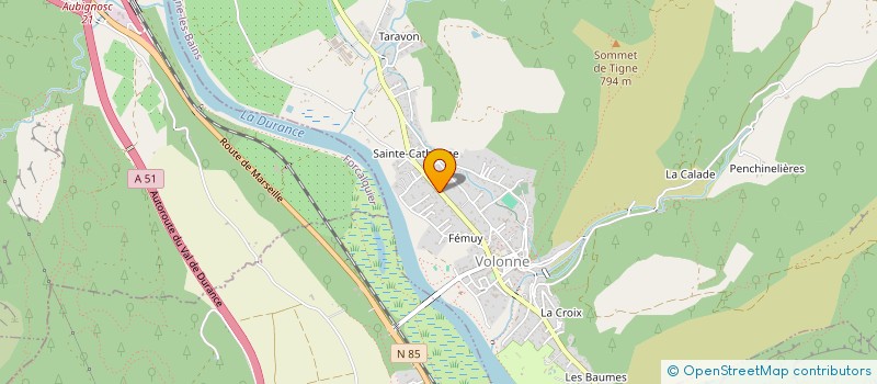 localisation de l'entreprise ATRIUM PRO MACONNERIE  VOLONNE