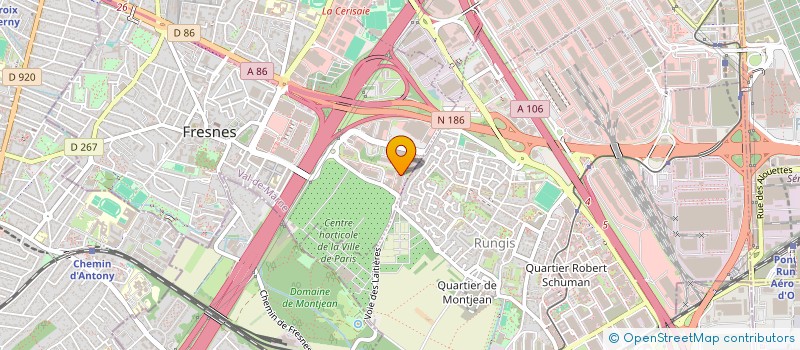 localisation de l'entreprise ATRIUM REHA à FRESNES