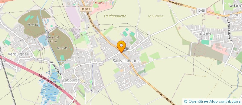 localisation de l'entreprise ATRIUM RENOV à SAILLY-LABOURSE
