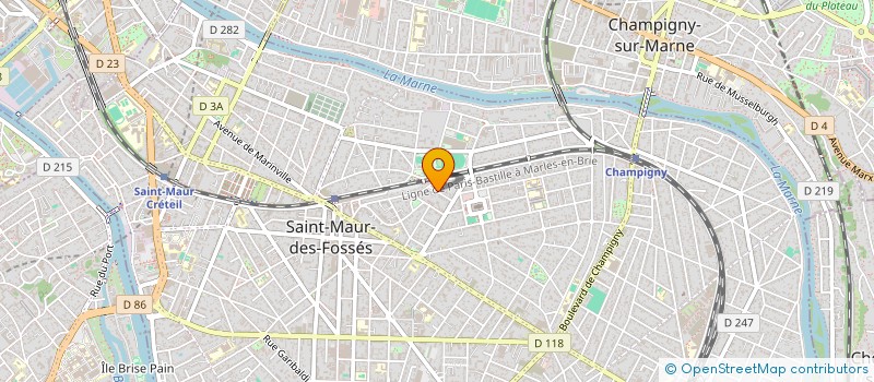 localisation de l'entreprise ATROPINE à SAINT-MAUR-DES-FOSSES