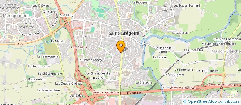 localisation de l'entreprise ATROTEOTR'  SAINT-GREGOIRE