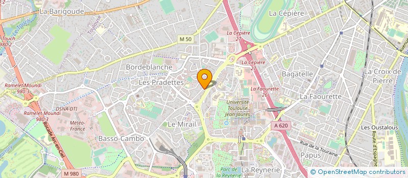 localisation de l'entreprise ATROUS à TOULOUSE