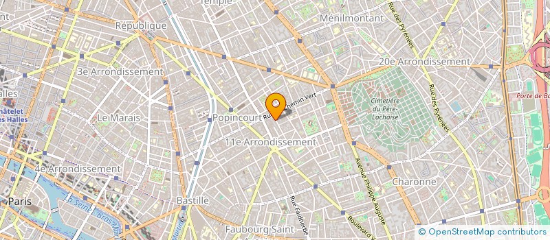 localisation de l'entreprise ATRS  PARIS