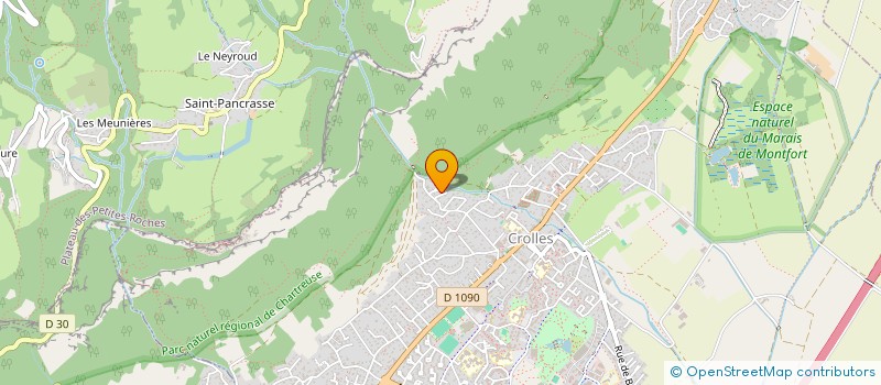 localisation de l'entreprise ATRUS à CROLLES