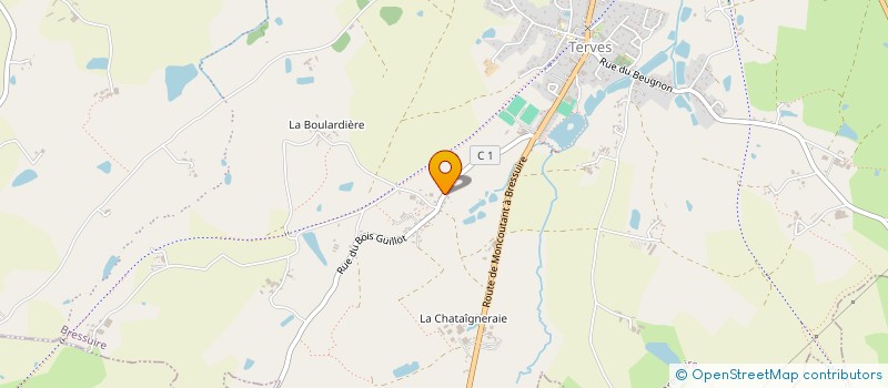 localisation de l'entreprise ATS  BRESSUIRE