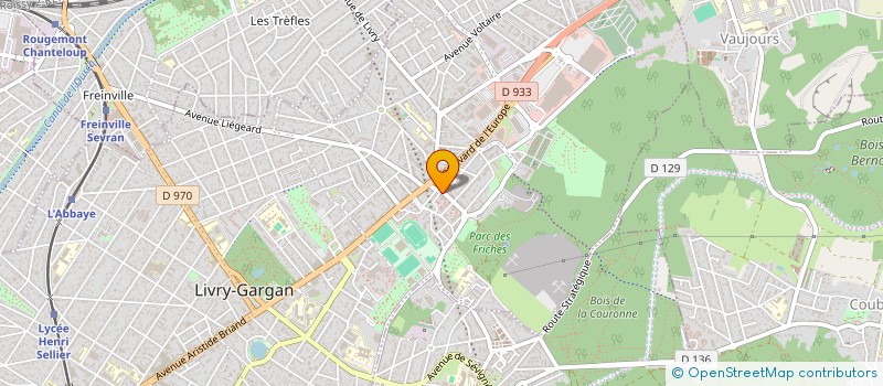 localisation de l'entreprise ATS à LIVRY-GARGAN
