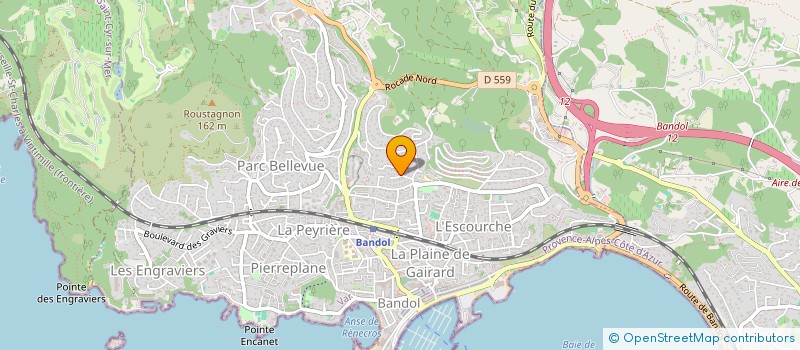 localisation de l'entreprise ATS  BANDOL