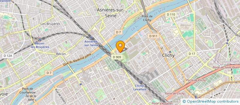 localisation de l'entreprise ATS à CLICHY