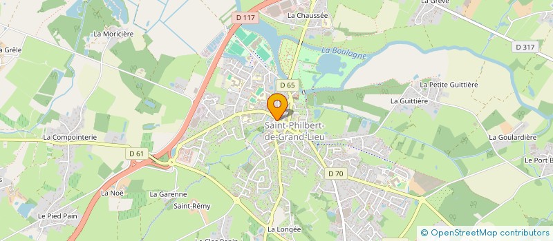 localisation de l'entreprise ATS  SAINT-PHILBERT-DE-GRAND-LIEU