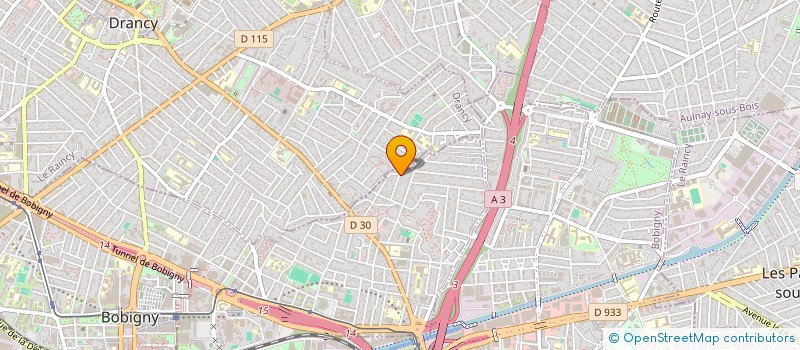 localisation de l'entreprise ATS  BOBIGNY