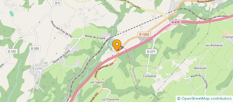 localisation de l'entreprise ATS - ASSAINISSEMENT TISSOT SERVICES à FILLIERE