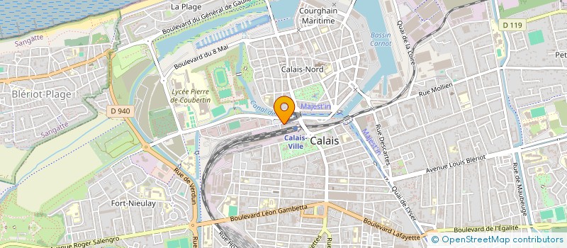 localisation de l'entreprise ATS  ASSOCIATION TATTOO SHOW  CALAIS