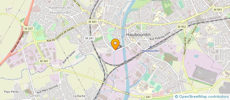 localisation de l'entreprise ATS-CHAUMECA à HAUBOURDIN