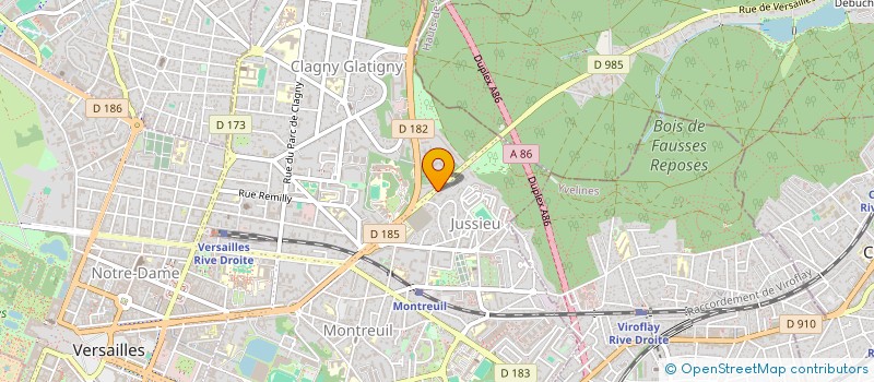 localisation de l'entreprise ATS CONSULTING à VERSAILLES