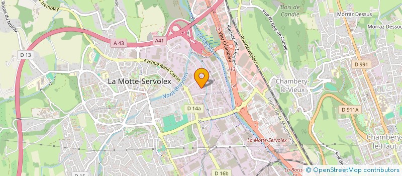 localisation de l'entreprise ATS DISTRIBUTION à LA MOTTE-SERVOLEX