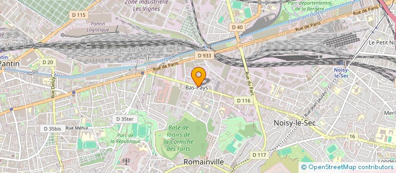 localisation de l'entreprise ATS DISTRIBUTION  ROMAINVILLE