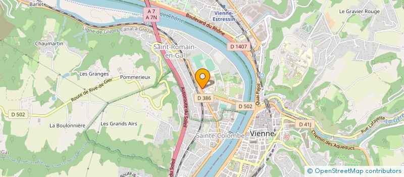 localisation de l'entreprise ATS ENERGIES ET SERVICES  SAINT-ROMAIN-EN-GAL