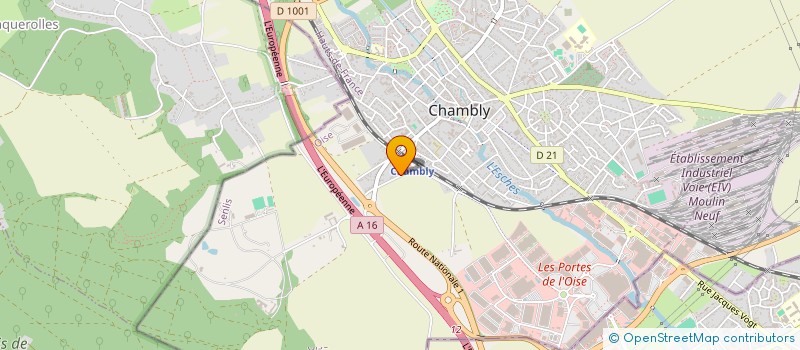 localisation de l'entreprise ATS GROUPE  CHAMBLY