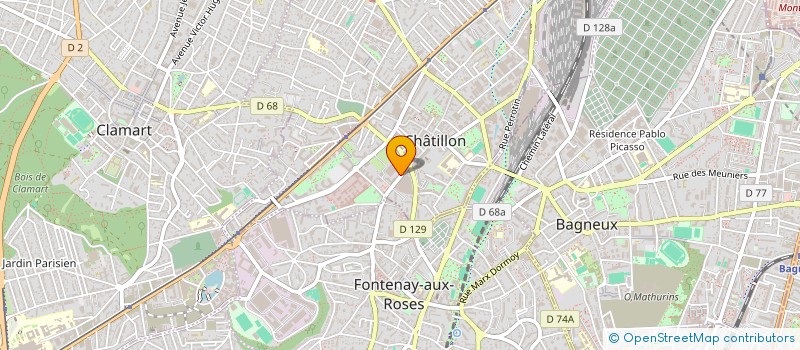 localisation de l'entreprise ATS HOLDING à CHATILLON