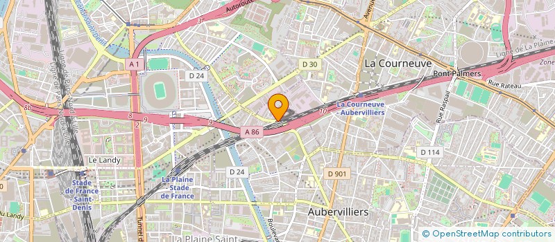 localisation de l'entreprise ATS - I à AUBERVILLIERS