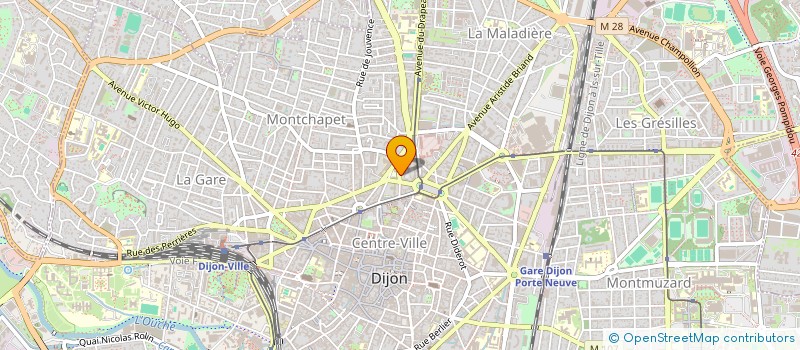 localisation de l'entreprise ATS IMMOBILIER à DIJON