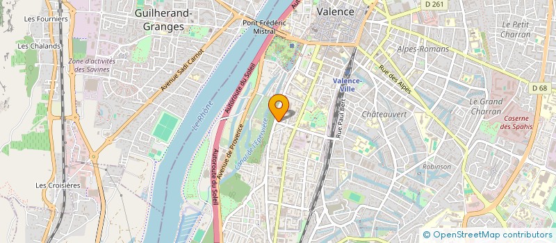 localisation de l'entreprise ATS PLASTICUM à VALENCE