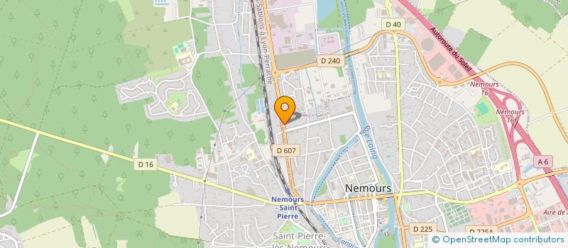 localisation de l'entreprise ATS'RH  NEMOURS