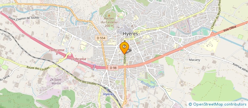 localisation de l'entreprise ATS SUD SARL à HYERES