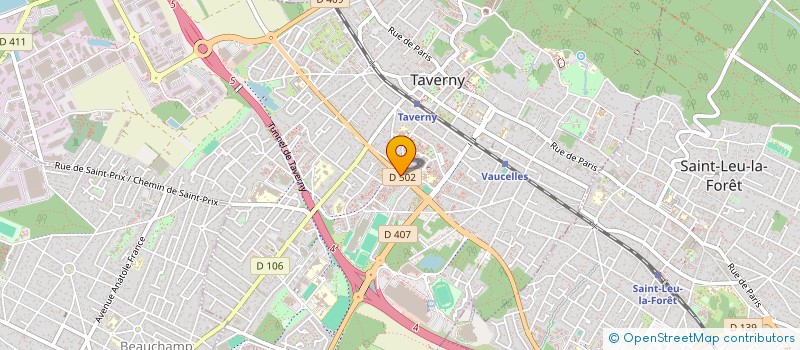 localisation de l'entreprise ATS SUPERMARCHE  TAVERNY